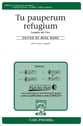 Tu pauperum refugium SATB choral sheet music cover